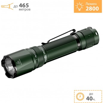 Тактический фонарь FENIX TK20R UE 2800 Lm Tropic Green + Подарок Тактический фонарь FENIX TK20R UE 2800 Lm Tropic Green + Подарок